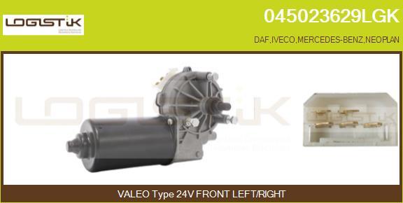 LGK 045023629LGK - Двигатель стеклоочистителя abcparts.ee