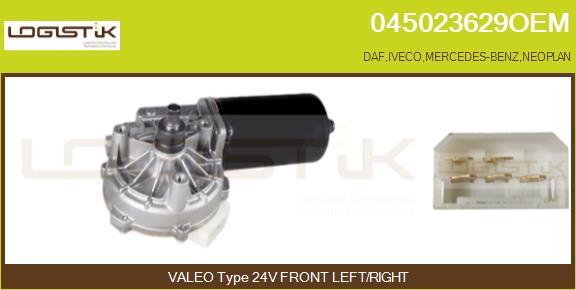 LGK 045023629OEM - Двигатель стеклоочистителя abcparts.ee