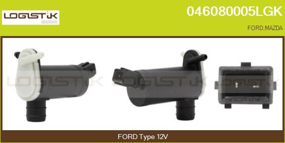 LGK 046080005LGK - Водяной насос, система очистки окон abcparts.ee