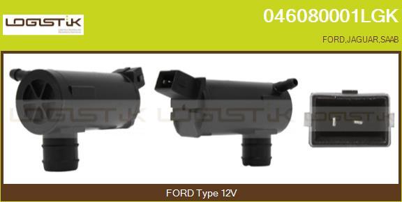 LGK 046080001LGK - Водяной насос, система очистки окон abcparts.ee