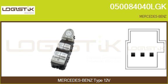 LGK 050084040LGK - Выключатель, стеклоподъемник abcparts.ee