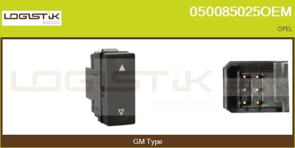 LGK 050085025OEM - Выключатель, стеклоподъемник abcparts.ee