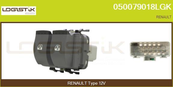 LGK 050079018LGK - Выключатель, стеклоподъемник abcparts.ee