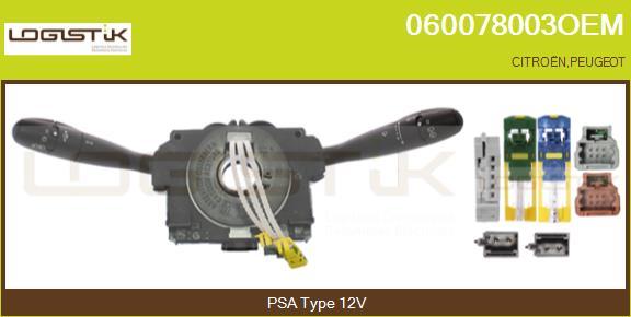 LGK 060078003OEM - Выключатель на рулевой колонке abcparts.ee