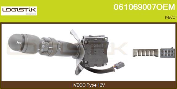 LGK 061069007OEM - Выключатель на рулевой колонке abcparts.ee