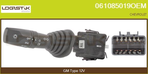 LGK 061085019OEM - Выключатель на рулевой колонке abcparts.ee