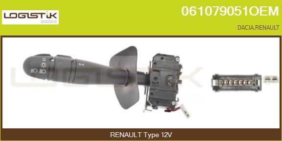LGK 061079051OEM - Выключатель на рулевой колонке abcparts.ee