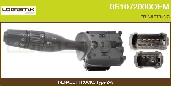 LGK 061072000OEM - Выключатель на рулевой колонке abcparts.ee