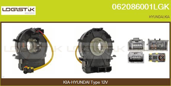 LGK 062086001LGK - Витая пружина, подушка безопасности abcparts.ee