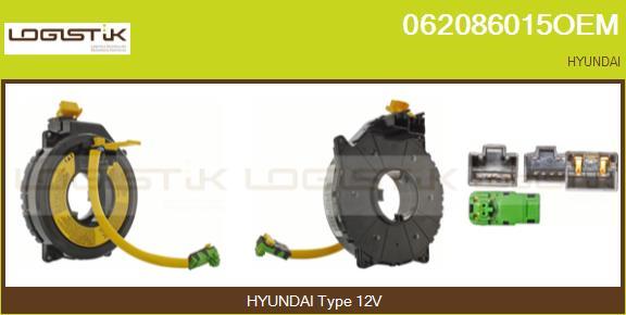 LGK 062086015OEM - Витая пружина, подушка безопасности abcparts.ee