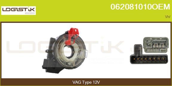 LGK 062081010OEM - Витая пружина, подушка безопасности abcparts.ee