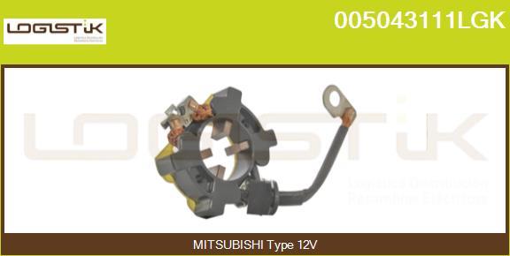 LGK 005043111LGK - Щеткодержатель стартера abcparts.ee