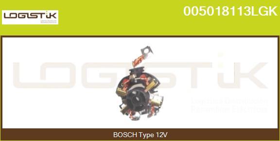 LGK 005018113LGK - Щеткодержатель стартера abcparts.ee
