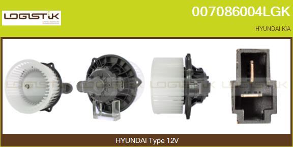 LGK 007086004LGK - Вентилятор салона abcparts.ee