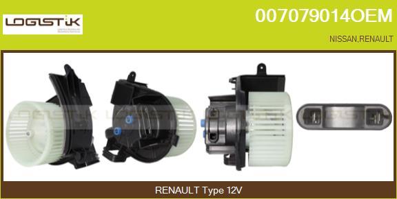 LGK 007079014OEM - Вентилятор салона abcparts.ee