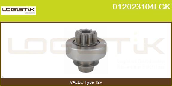 LGK 012023104LGK - Бендикс, ведущая шестерня стартера abcparts.ee