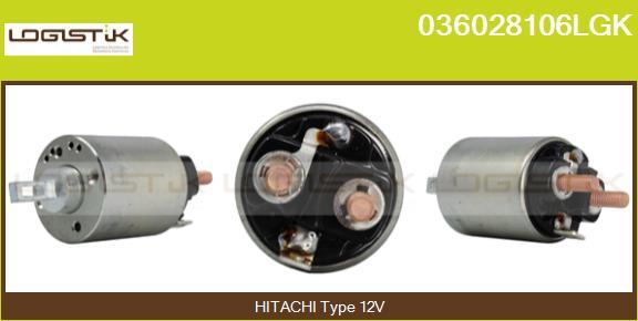 LGK 036028106LGK - Тяговое реле, соленоид, стартер abcparts.ee