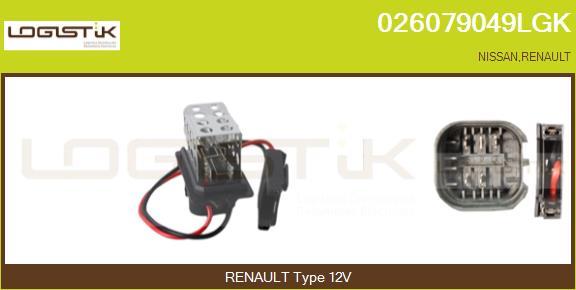 LGK 026079049LGK - Сопротивление, реле, вентилятор салона abcparts.ee