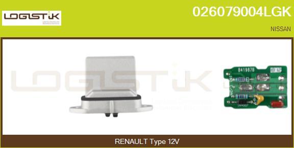 LGK 026079004LGK - Сопротивление, реле, вентилятор салона abcparts.ee