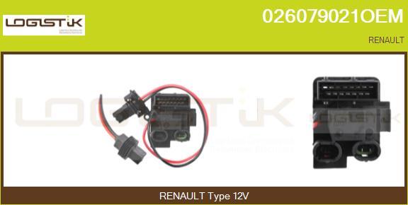 LGK 026079021OEM - Сопротивление, реле, вентилятор салона abcparts.ee