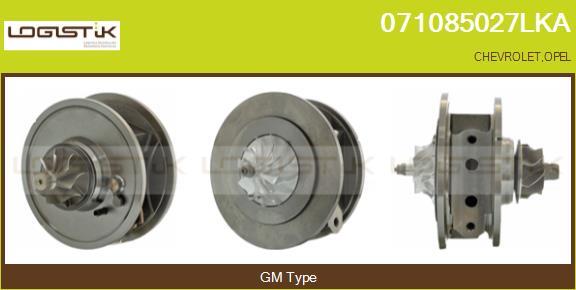 LGK 071085027LKA - Картридж турбины, группа корпуса компрессора abcparts.ee