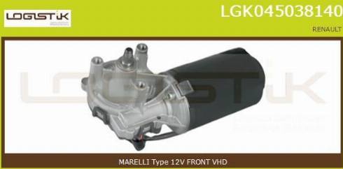LGK LGK045038140 - Двигатель стеклоочистителя abcparts.ee