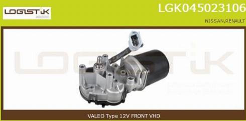 LGK LGK045023106 - Двигатель стеклоочистителя abcparts.ee