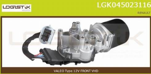 LGK LGK045023116 - Двигатель стеклоочистителя abcparts.ee