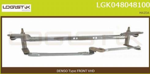 LGK LGK048048100 - Система тяг и рычагов привода стеклоочистителя abcparts.ee