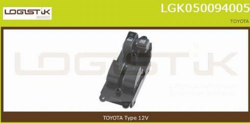 LGK LGK050094005 - Выключатель, стеклоподъемник abcparts.ee