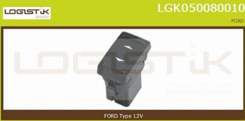 LGK LGK050080010 - Выключатель, стеклоподъемник abcparts.ee