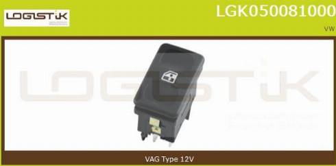 LGK LGK050081000 - Выключатель, стеклоподъемник abcparts.ee