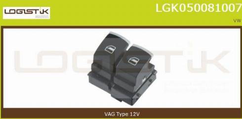 LGK LGK050081007 - Выключатель, стеклоподъемник abcparts.ee