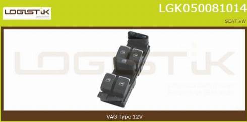 LGK LGK050081014 - Выключатель, стеклоподъемник abcparts.ee