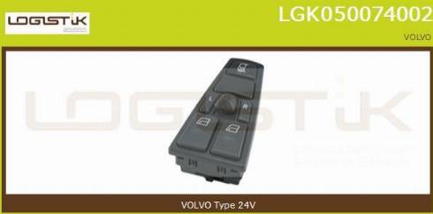 LGK LGK050074002 - Выключатель, стеклоподъемник abcparts.ee