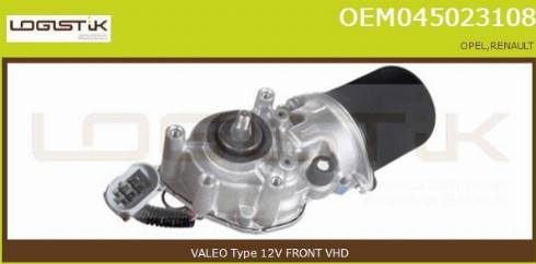 LGK OEM045023108 - Двигатель стеклоочистителя abcparts.ee