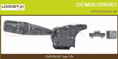 LGK OEM061090001 - Выключатель на рулевой колонке abcparts.ee