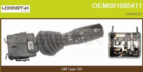 LGK OEM061085411 - Выключатель на рулевой колонке abcparts.ee