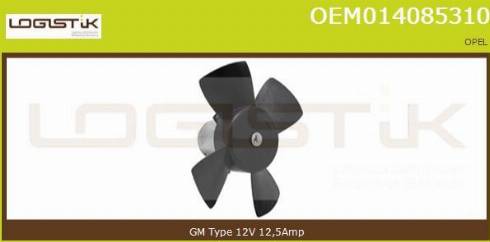 LGK OEM014085310 - Вентилятор, охлаждение двигателя abcparts.ee