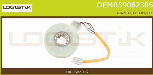 LGK OEM039082305 - Датчик угла поворота руля abcparts.ee