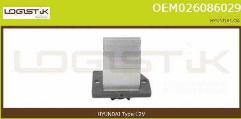 LGK OEM026086029 - Сопротивление, реле, вентилятор салона abcparts.ee