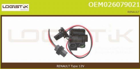LGK OEM026079021 - Сопротивление, реле, вентилятор салона abcparts.ee