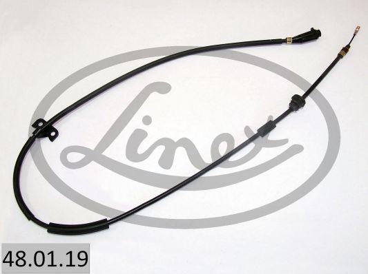 Linex 48.01.19 - Тросик, cтояночный тормоз abcparts.ee