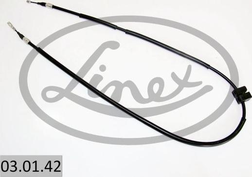 Linex 03.01.42 - Тросик, cтояночный тормоз abcparts.ee