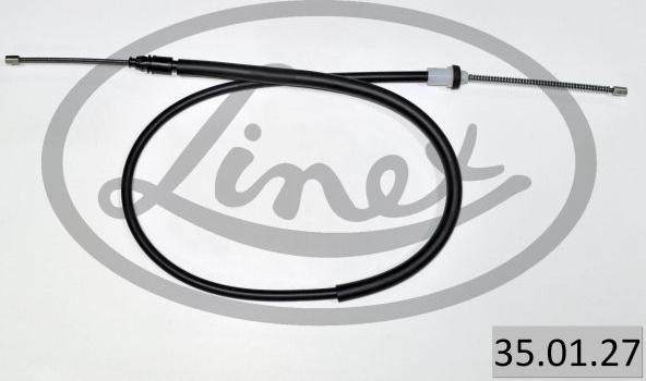 Linex 35.01.27 - Тросик, cтояночный тормоз abcparts.ee