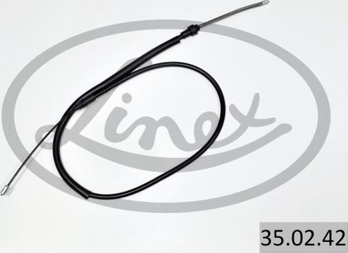 Linex 35.02.42 - Тросик, cтояночный тормоз abcparts.ee