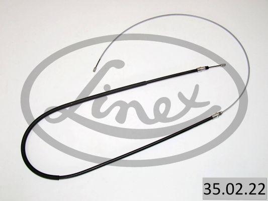 Linex 35.02.22 - Тросик, cтояночный тормоз abcparts.ee