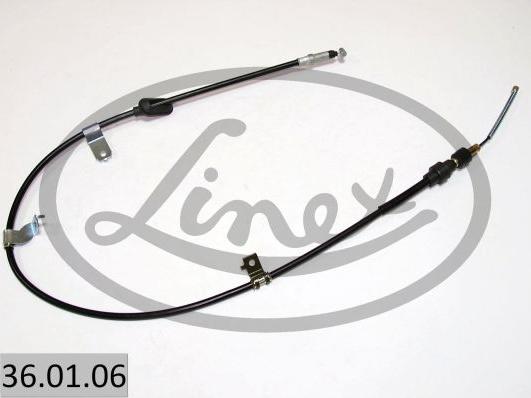 Linex 36.01.06 - Тросик, cтояночный тормоз abcparts.ee