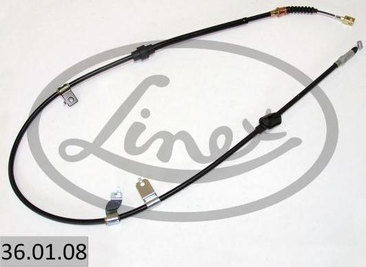 Linex 36.01.08 - Тросик, cтояночный тормоз abcparts.ee