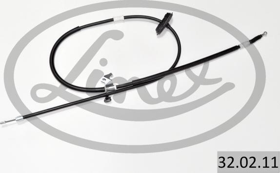 Linex 32.02.11 - Тросик, cтояночный тормоз abcparts.ee